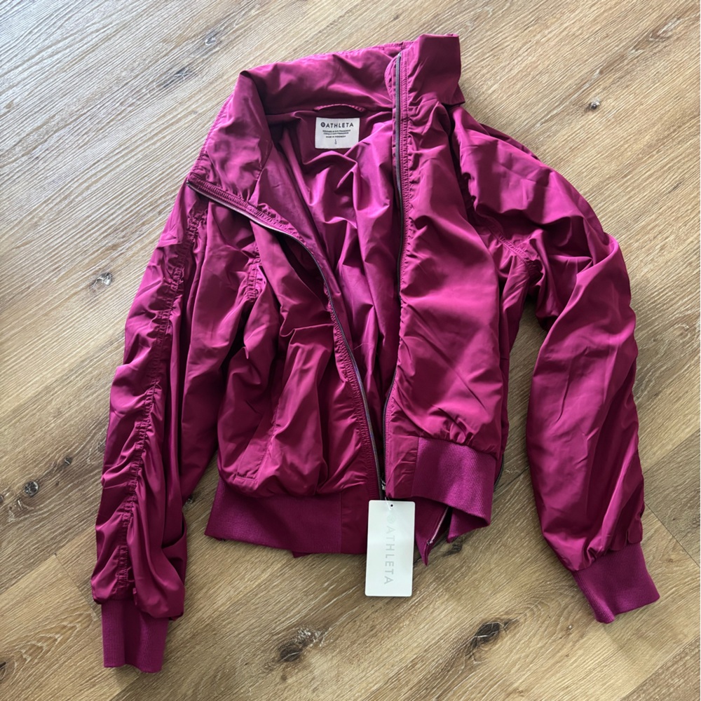 Athleta Berry-Tone Bomber Jacket